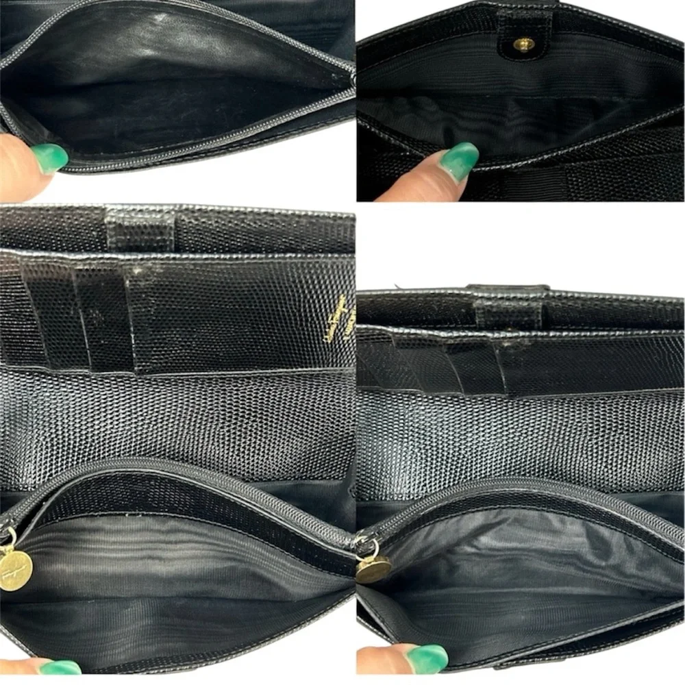 Salvatore Ferragamo Vara Bow Continental Wallet Retail $899.00 with COA - Picture 5 of 9